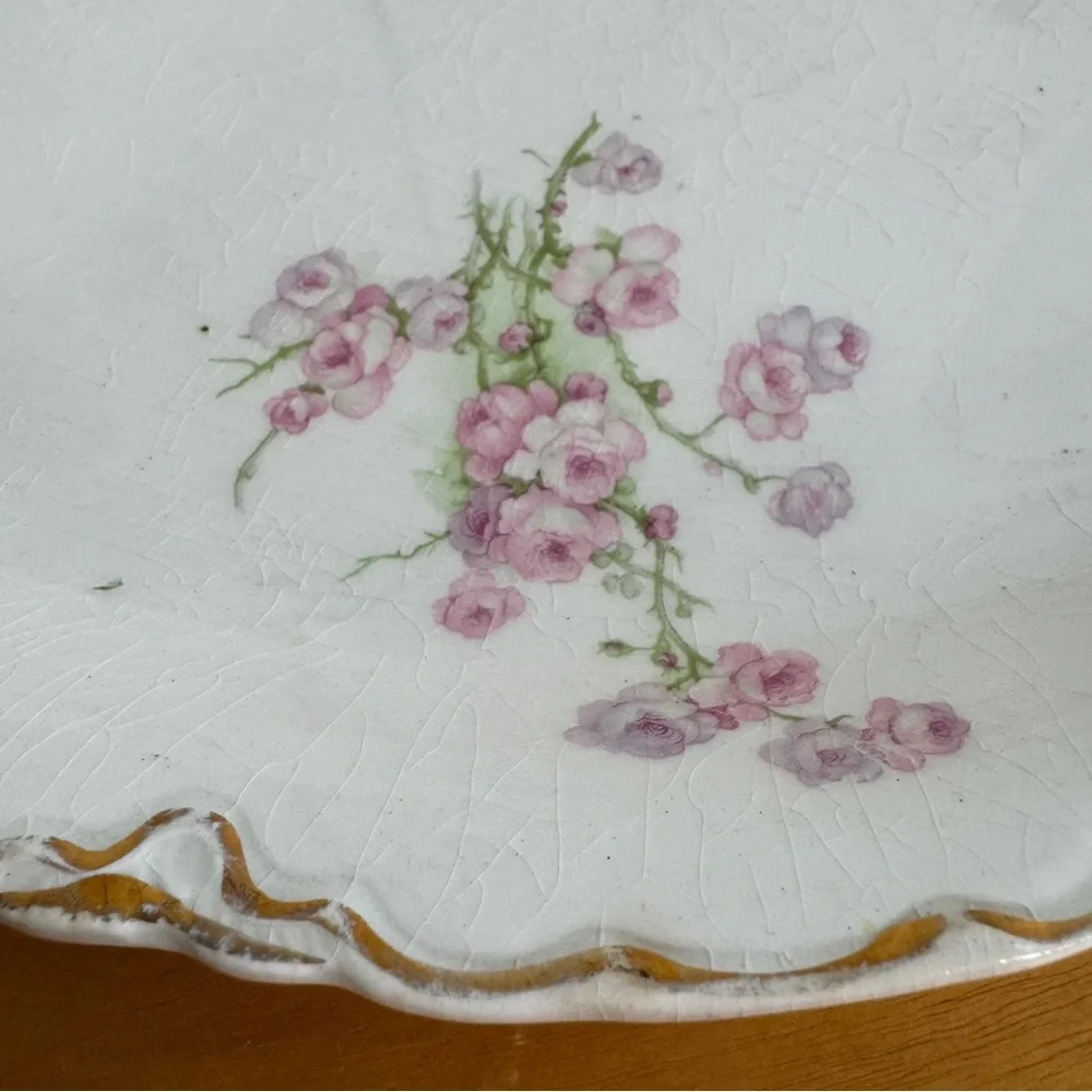 J‎ & G Meakin floral platter